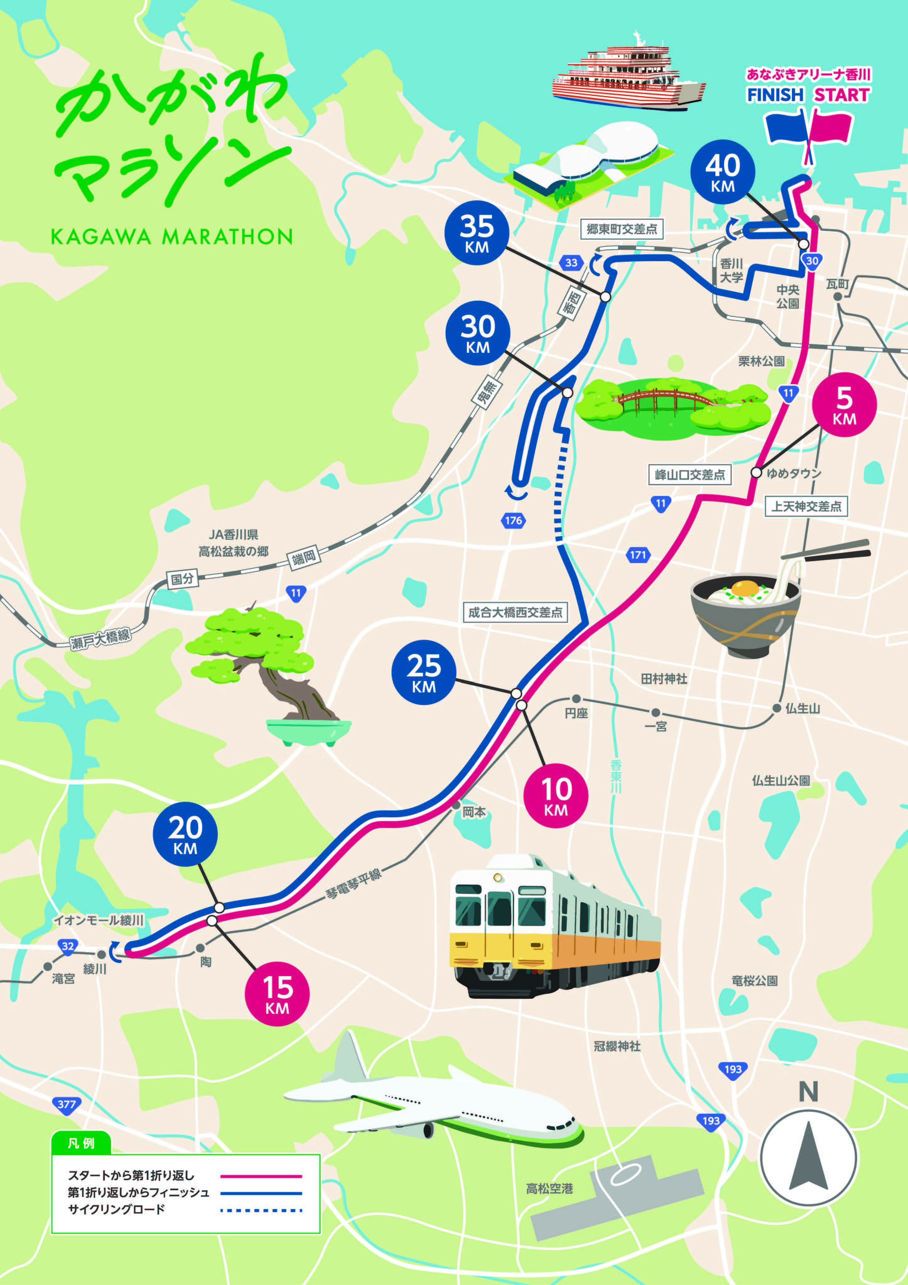 iwafu - かがわマラソン2026｜日本期間限定文化旅行ガイド｜深い体験と