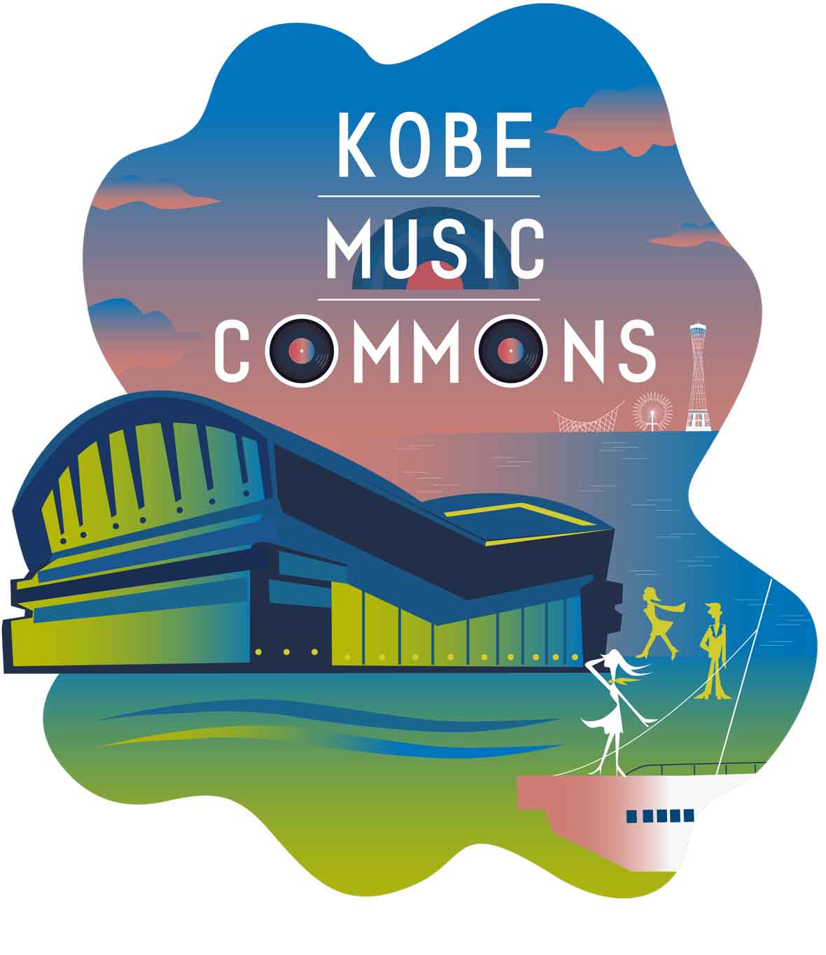Poster KOBE MUSIC COMMONS 2025 - festival musik di Kobe
